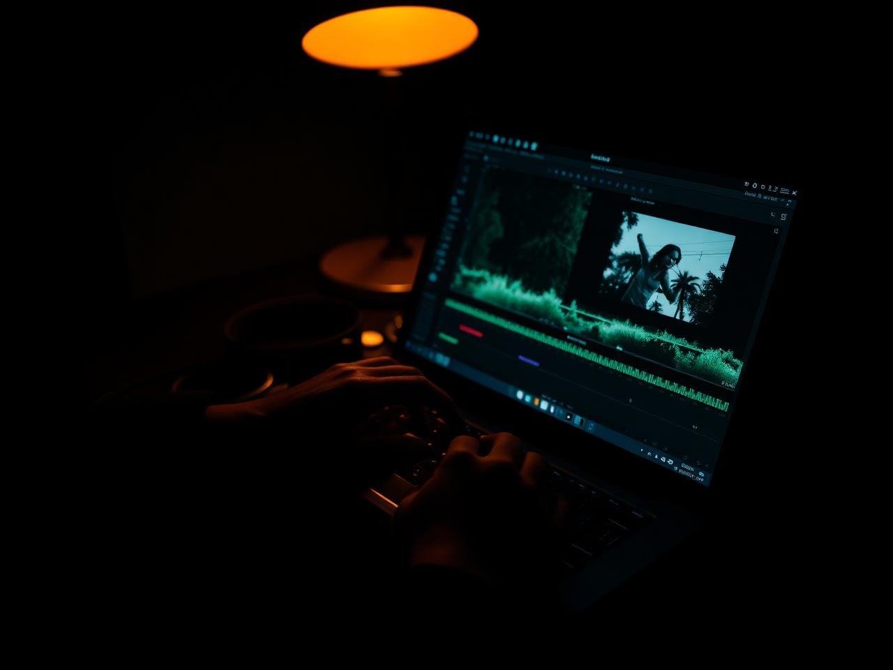 An editing station with AI on tap